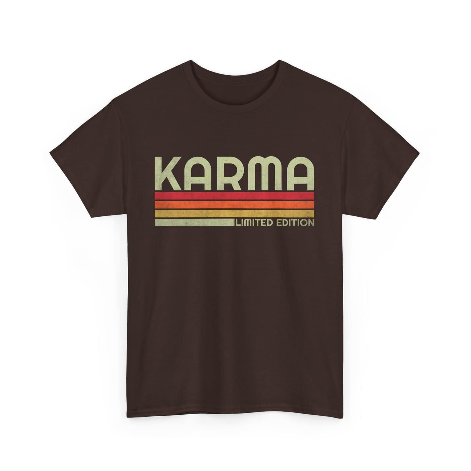 Limited Edition Karma Unisex Heavy Cotton Tee - Positive Vibes T-Shirt - Image 4