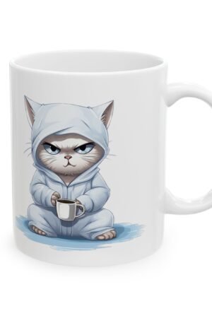 “I Hate Mornings” Grumpy Cat Coffee Mug – 11 oz