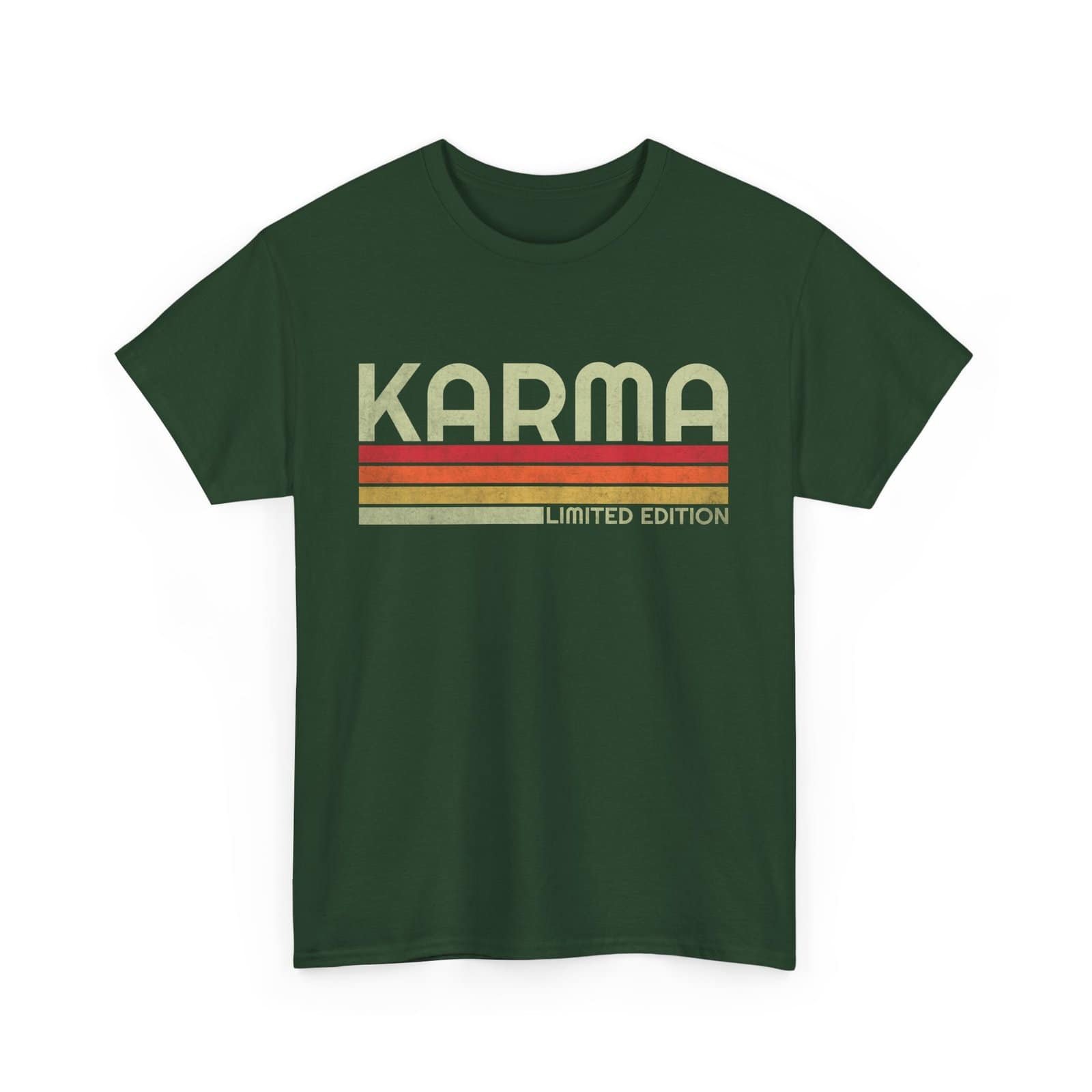 Limited Edition Karma Unisex Heavy Cotton Tee - Positive Vibes T-Shirt - Image 5