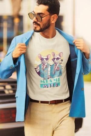 Miami Mice T-Shirt - Retro 80s-Inspired Graphic Tee