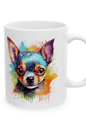 Chihuahua Puppy Perk Cup – 11oz Ceramic Coffee Mug
