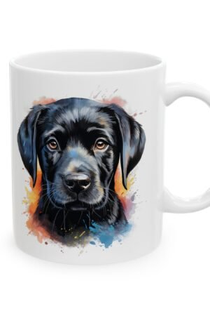Lab Puppy Perk Cup – 11oz Ceramic Coffee Mug