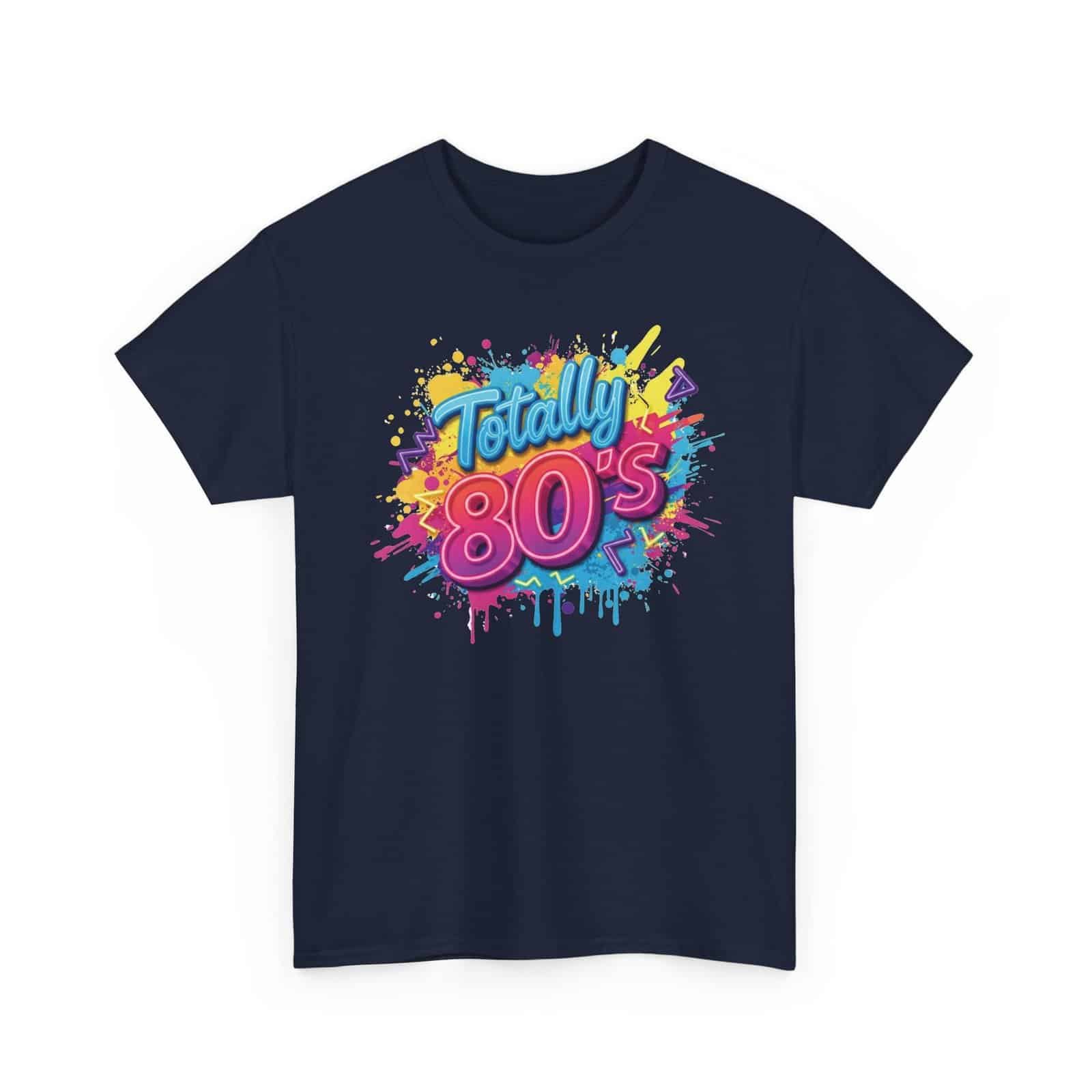 Totally 80's Unisex Heavy Cotton Tee – Retro Graphic Shirt for Nostalgic Vibes - Image 5