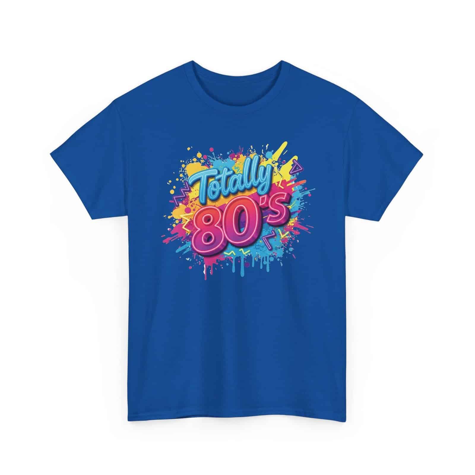 Totally 80's Unisex Heavy Cotton Tee – Retro Graphic Shirt for Nostalgic Vibes - Image 4